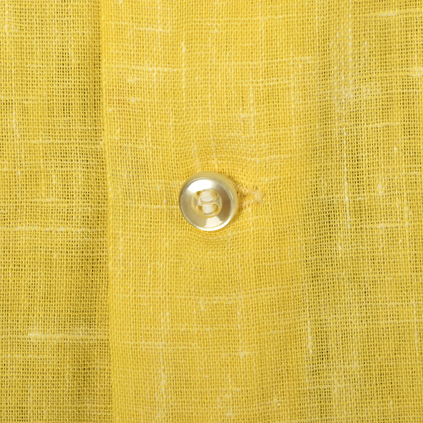 1960s Mens Yellow Semi Sheer Short Sleeve Shirt