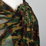 Jean Paul Gaultier Camo Mesh Wrap