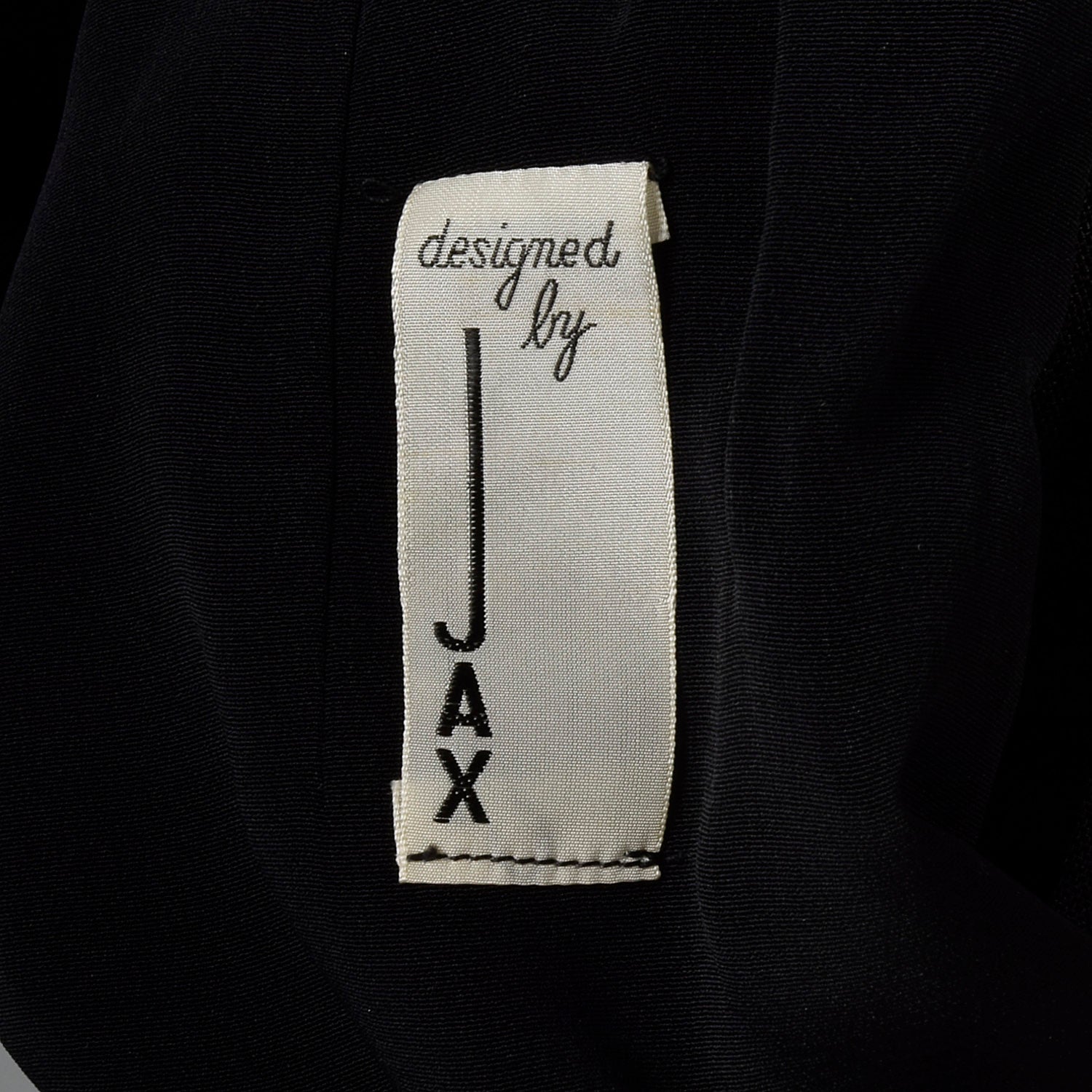 Small 1960s Black Cigarette Pants