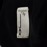 Small 1960s Black Cigarette Pants