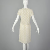 1960s Heavily Beaded Skirt and Blouse Set