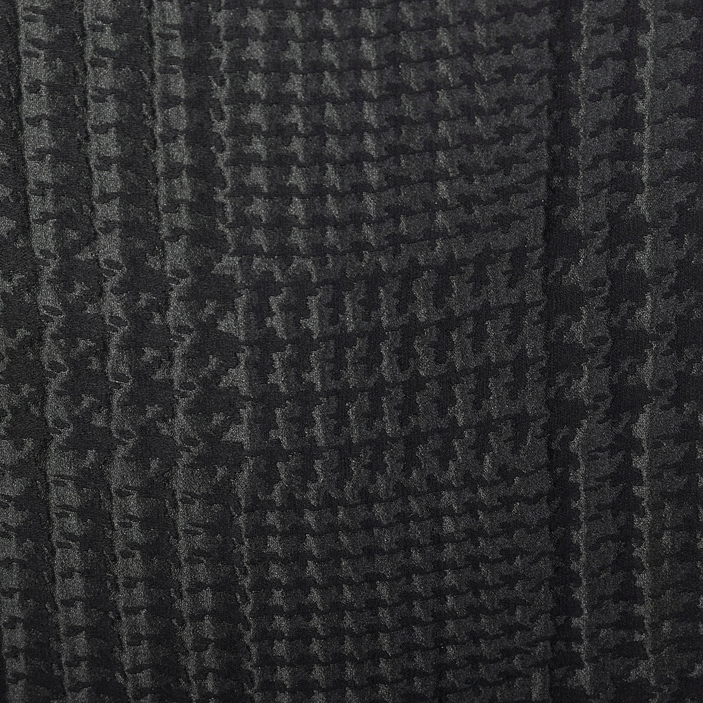 1990s Giorgio Armani Wide Leg Pants in Black on Black Houndstooth