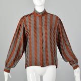 Medium Louis Feraud 1970s Silk Blouse