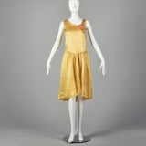 XS 1920s Yellow Dress