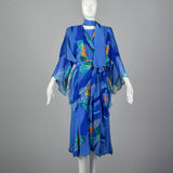 1980s Yolanda Lorenta Hand Painted Silk 3 Piece Set