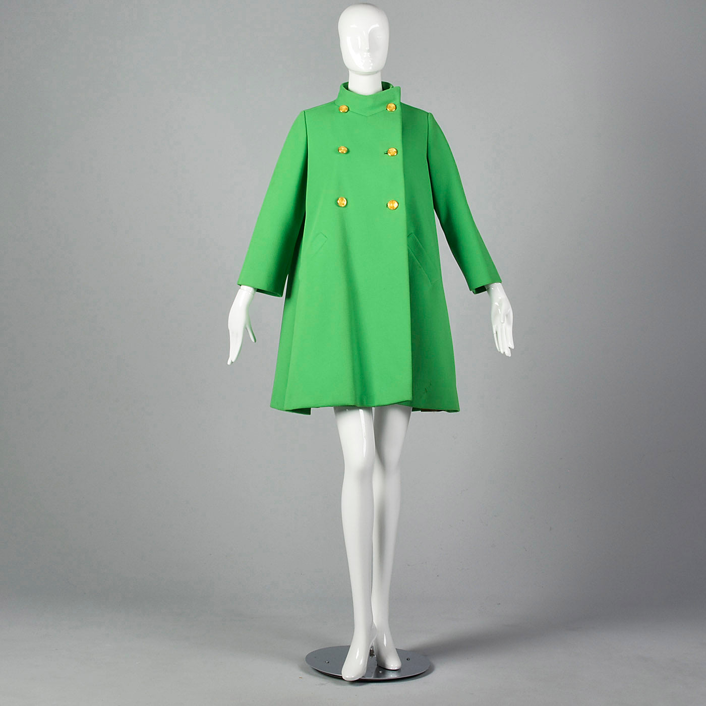 1960s Green Swing Coat