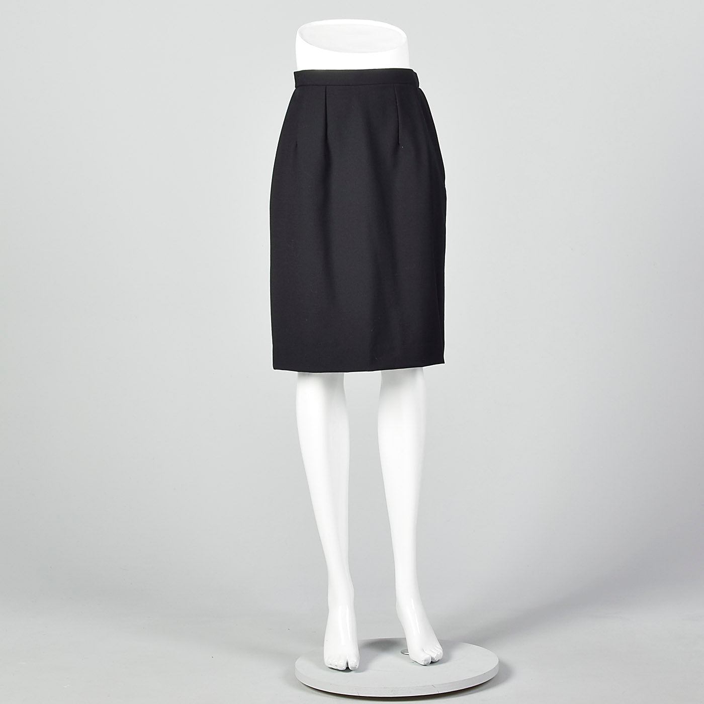 1950s Classic Black Pencil Skirt