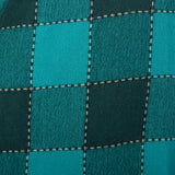 Small 1950s Green Buffalo Check Dress