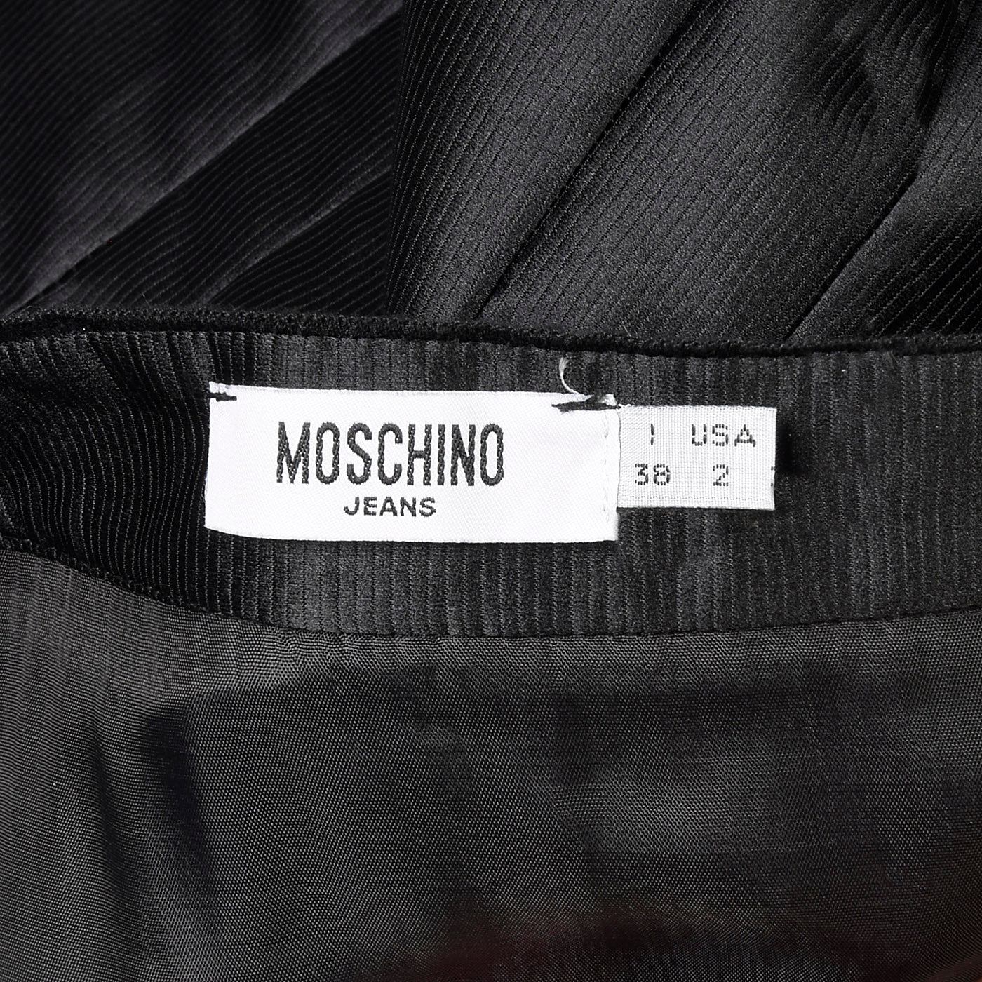 2010s Moschino Jeans Black Bubble Dress