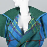 Jean Charles de Castelbajac Plaid Blanket Coat