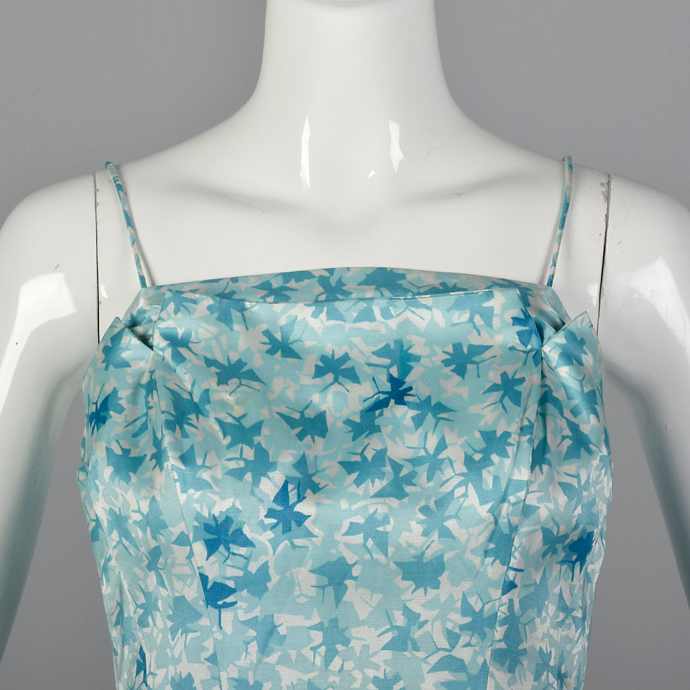 1950s Novelty Butterfly Print Dress