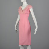 1960s Lilli Diamond Deadstock Pink Wiggle Dress and Jacket Set