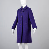1960s Purple Tweed Coat