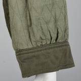 1976 Yves Saint Laurent Russian Collection Loose Green Quilted Jacket