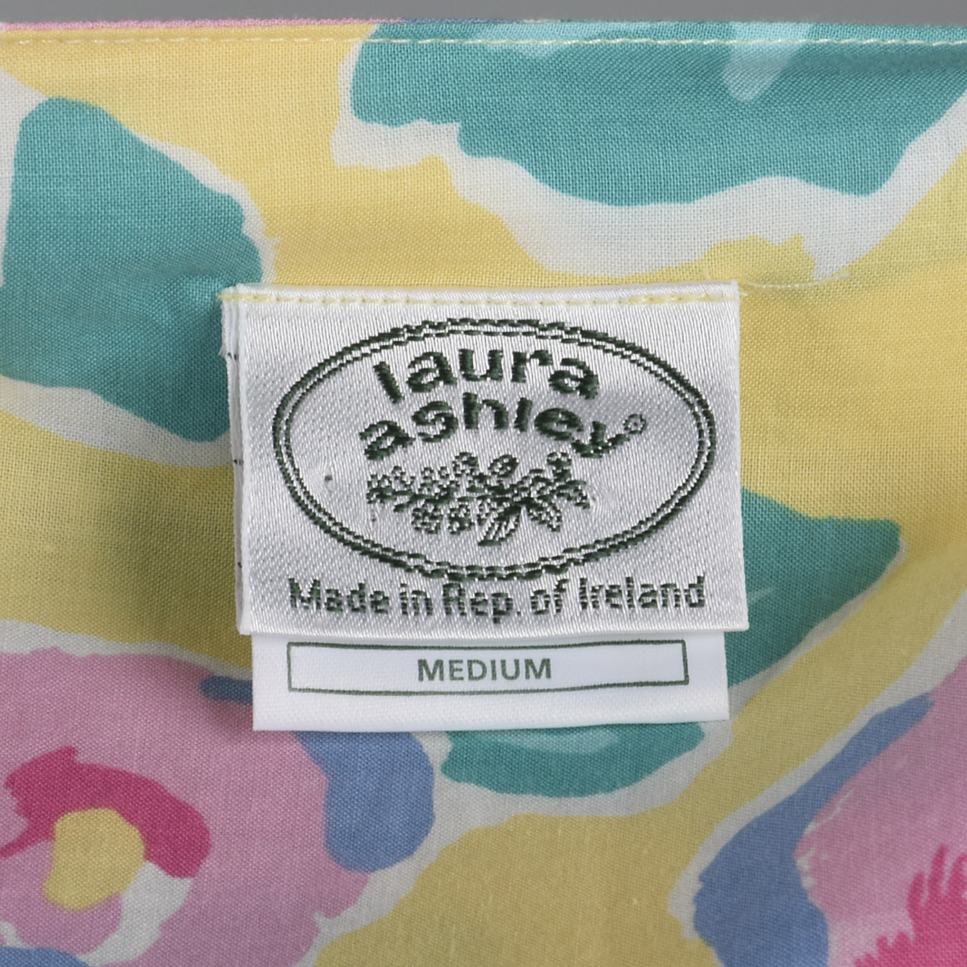 1980s Yellow Jumpsuit with a Bright Floral Print