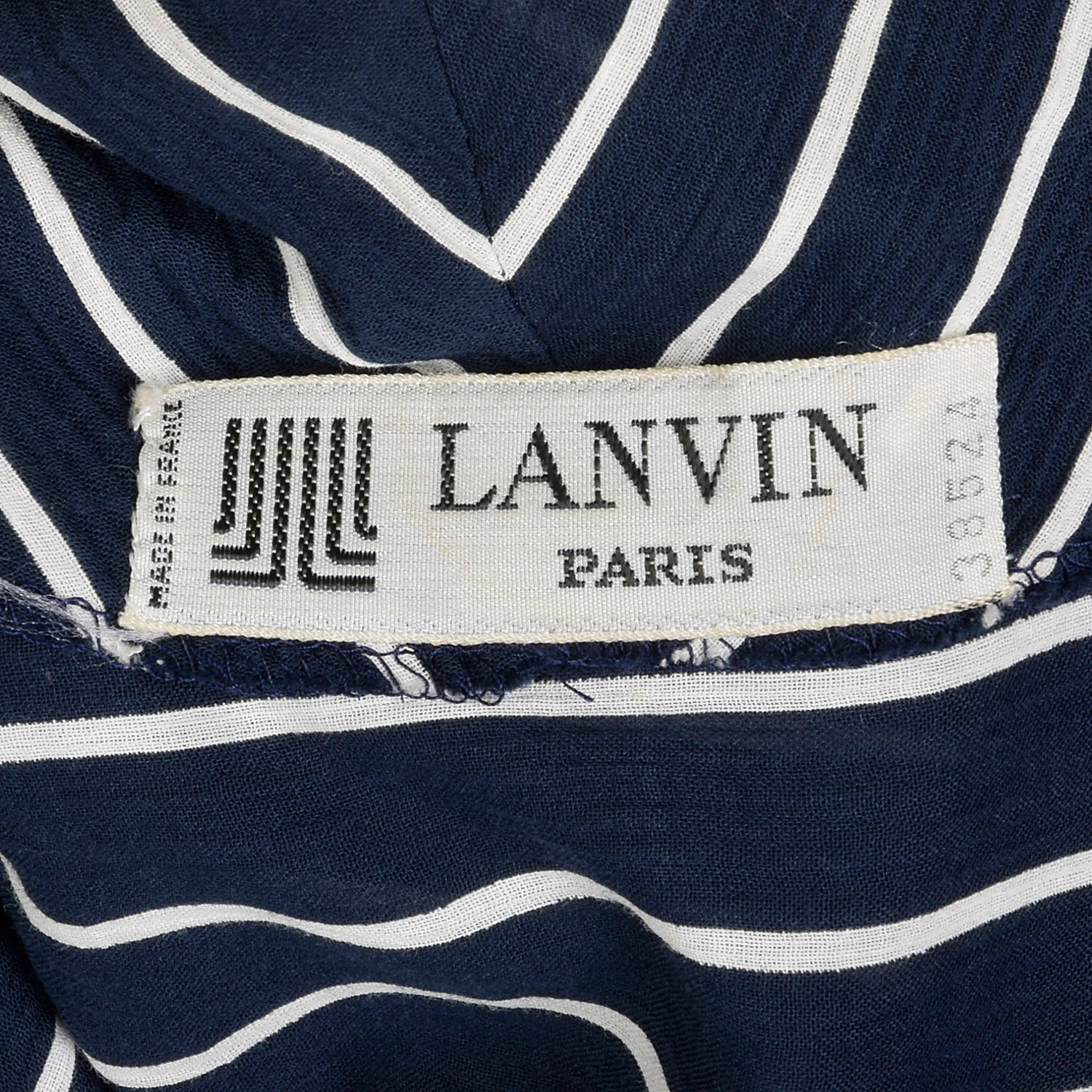 Large Lanvin 1970s Summer Day Dress