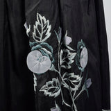 1950s Strapless Silk Dress with Hidden Front Panel