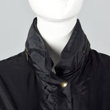 Sonia Rykiel Black Bubble Rain Coat