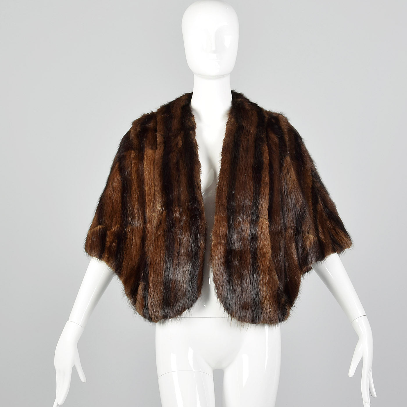 1940s Long Haired Beaver Fur Stole
