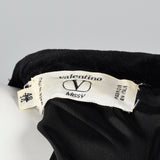 1980s Valentino Miss V Black Dress