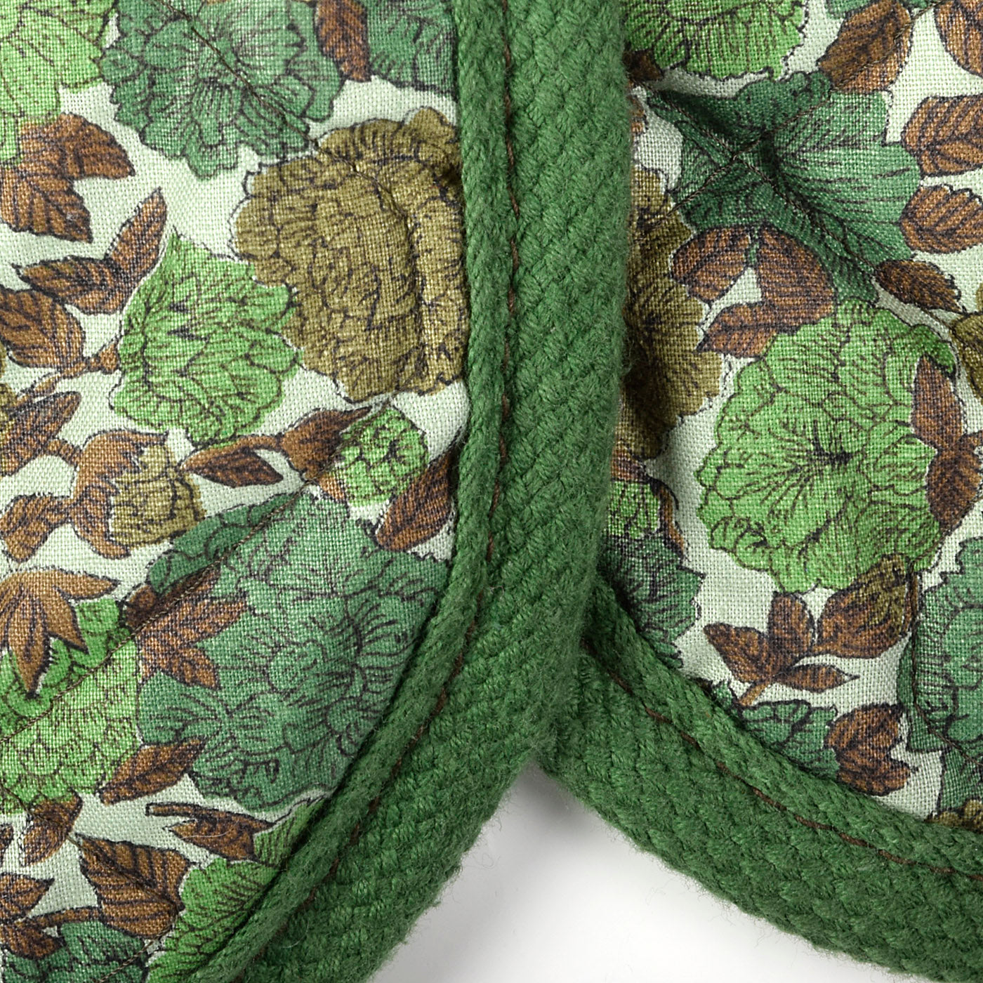1960s Quilted Cotton Jacket in a Floral Print