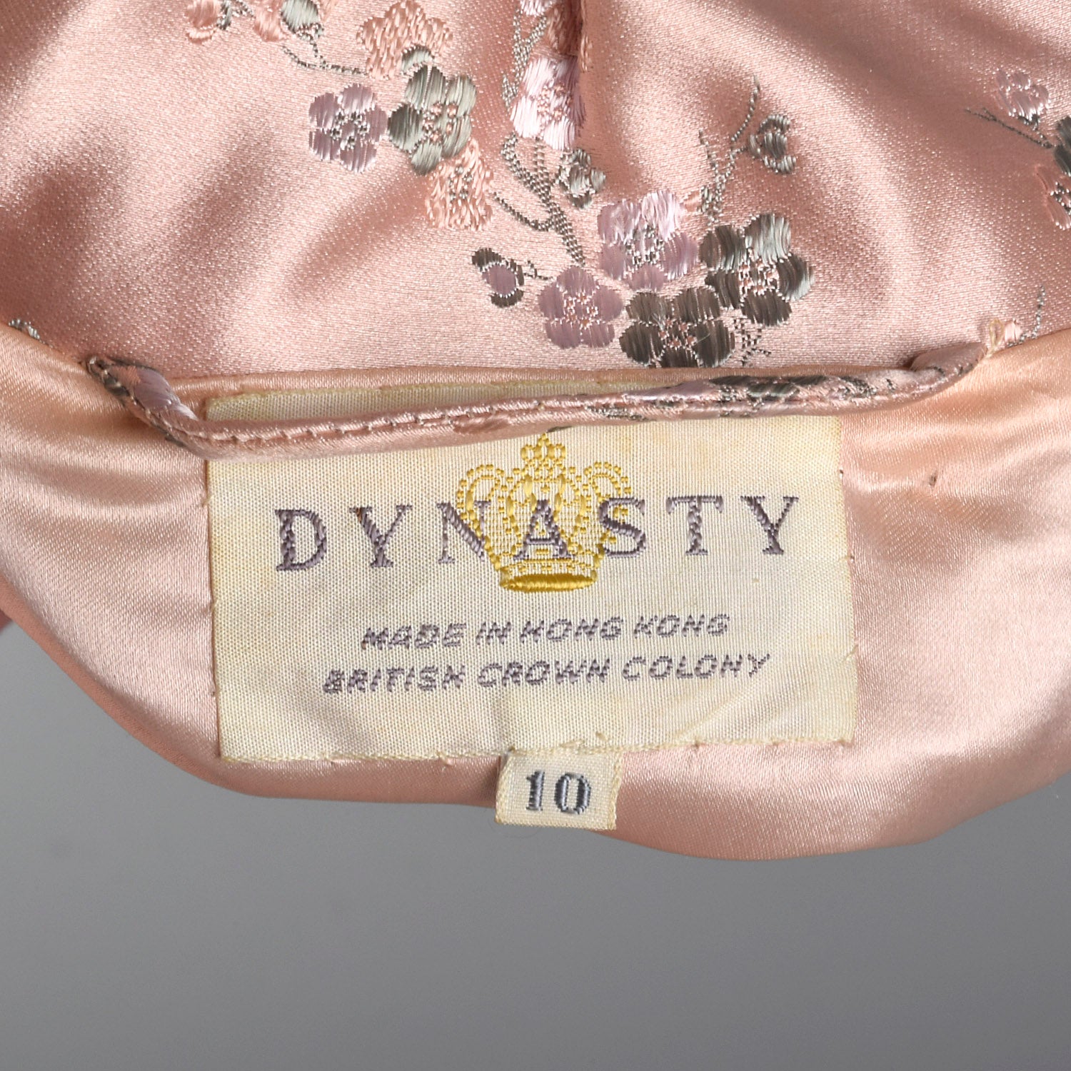 Dynasty 1960s Pink Silk Wrap Jacket and Cigarette Pant Set