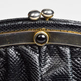Judith Leiber Clutch Purse Shoulder Bag Snakeskin Convertible Bag