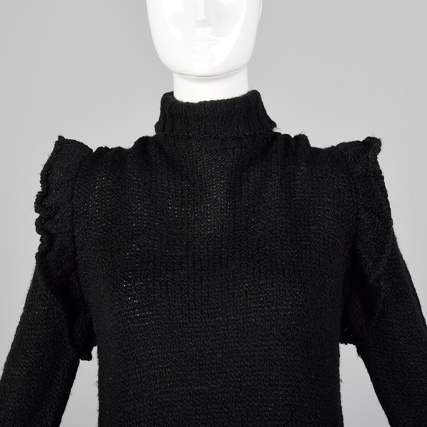 Diane Von Furstenberg Black Turtleneck Sweater