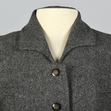 1950s Classic Gray Tweed Skirt Suit