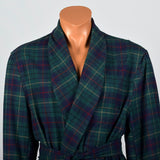 1990s Mens Pendleton Wool Plaid Robe