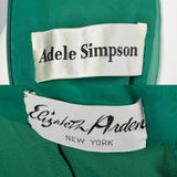 Medium Adele Simpson Elizabeth Arden 1970s Feather Gown and Jacket