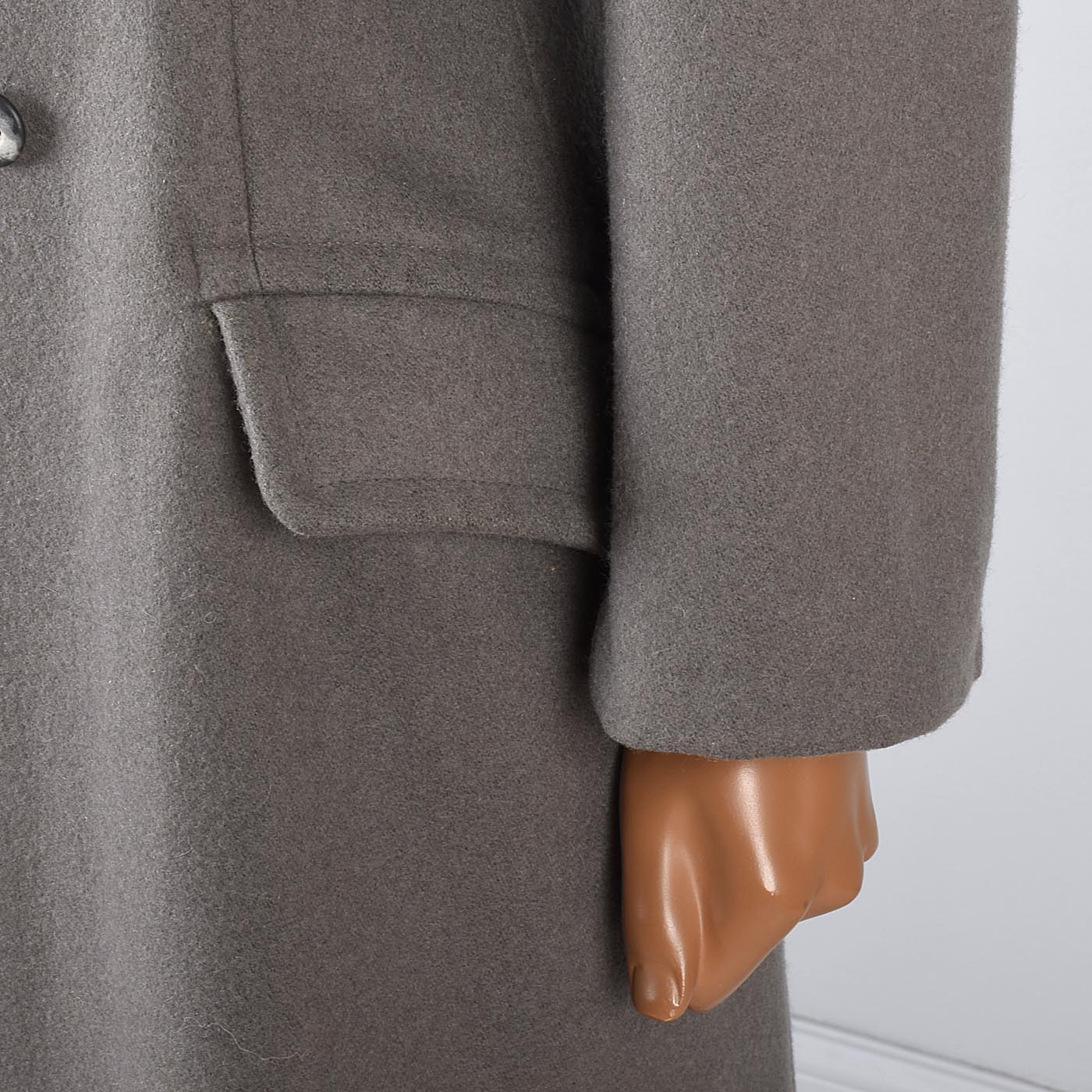 1970s Mens Two Tone Military Style Coat
