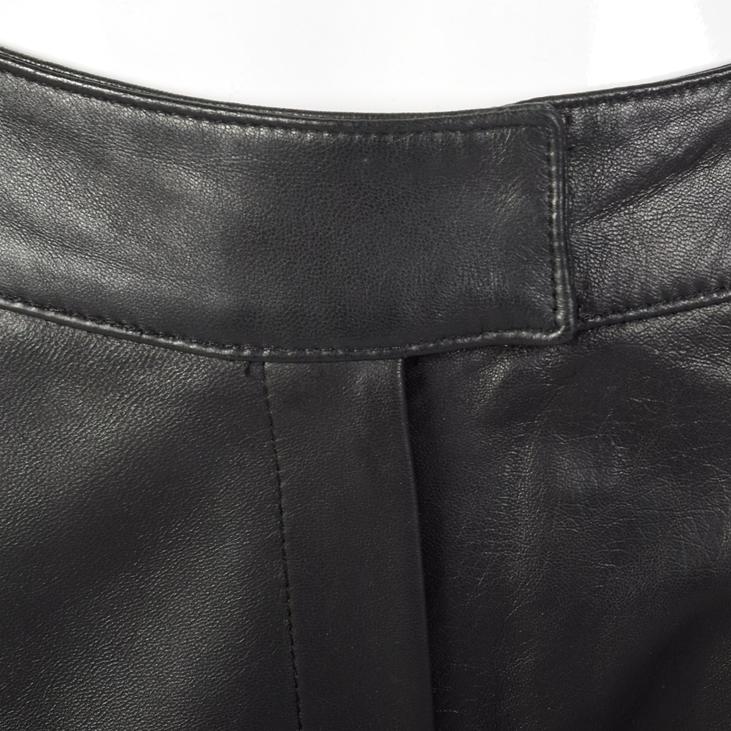 Small Black Leather Pants