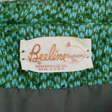 1960s Two Piece Green Tweed Suit