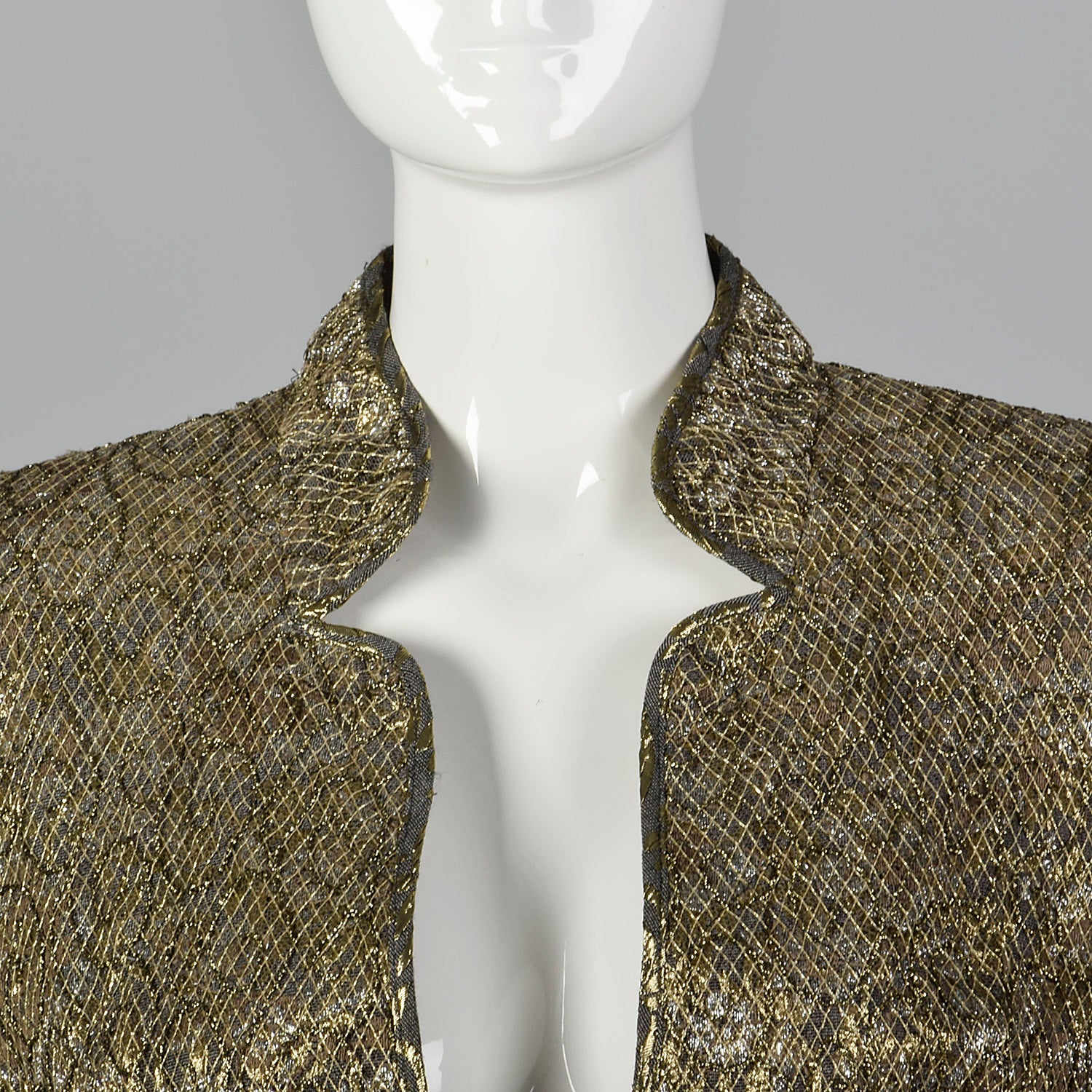 1980s Gianfranco Ferre Metallic Gold Suit