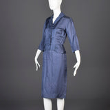 1940s Silk Faille Skirt Suit