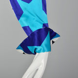 Medium Ellen Tracy 1990s Silk Star Print Blouse