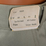 1950s Gray Sanforized Cotton Pants