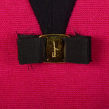 XL Ferragamo Pink & Black Sweater 1990s