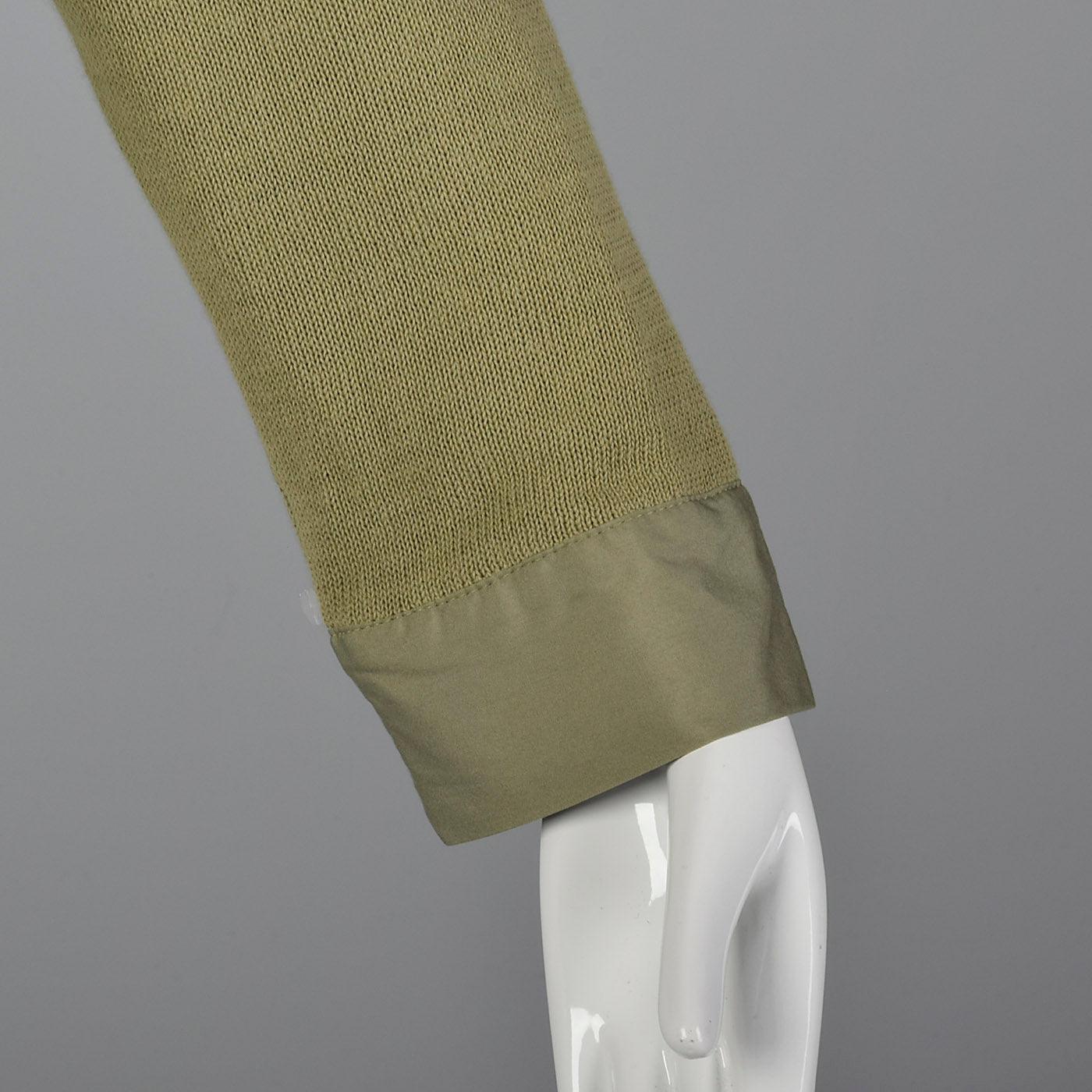 2000s Miu Miu Green Knit Jacket