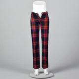 1970s Miss Levis Plaid Pants