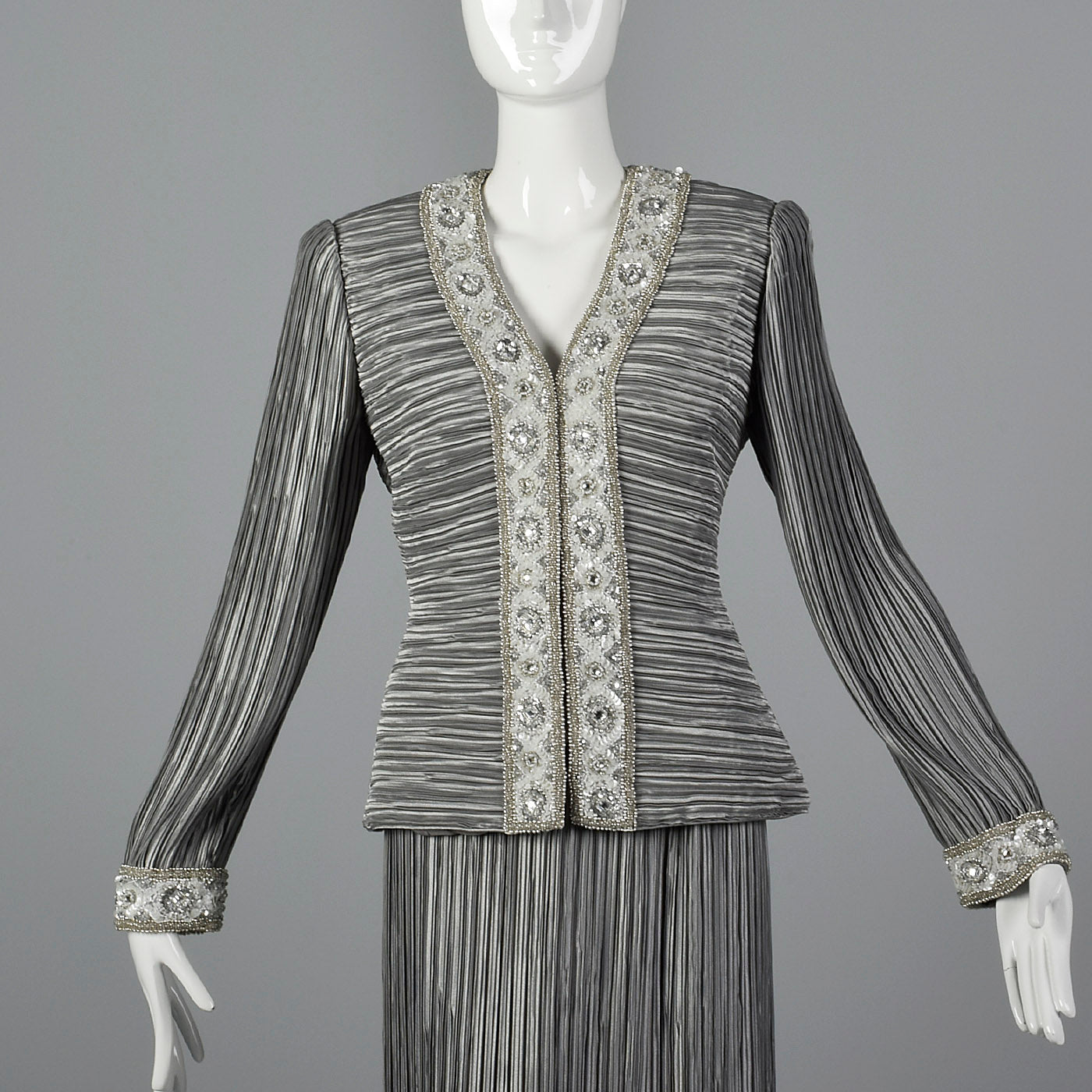 1980s Lillie Rubin Two Piece Cocktail Ensemble
