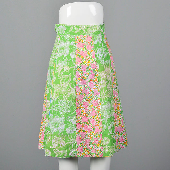 1970s Lilly Pulitzer Reversible Wrap Skirt
