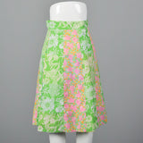1970s Lilly Pulitzer Reversible Wrap Skirt