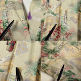 1950s Novelty Print Kimono Robe