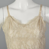 1950s Van Raalte Cream Lace Slip
