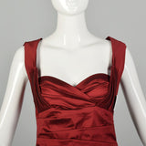 Small Talbot Runhof Red Evening Gown Sweetheart Neckline Formal Dress