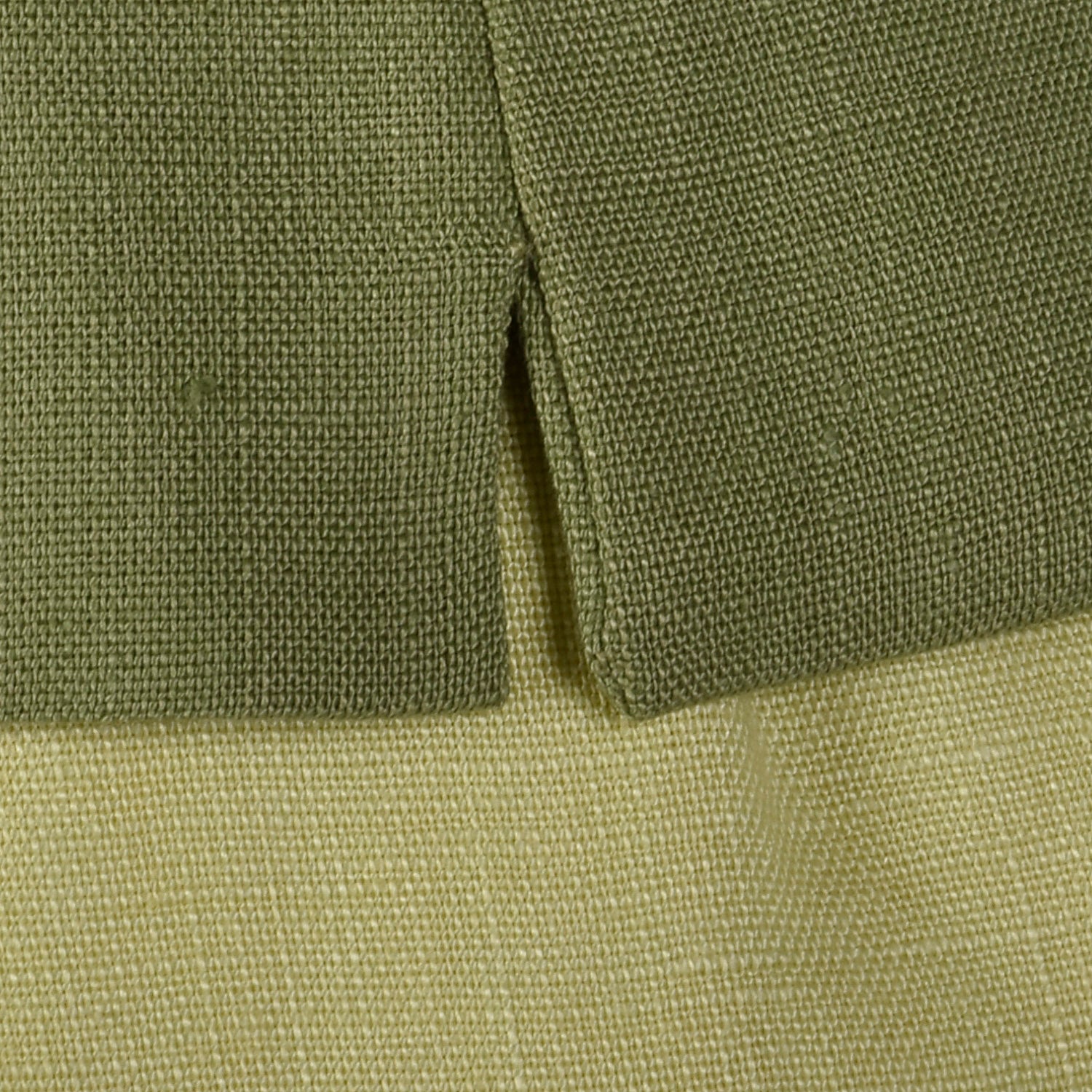 XXS 1960s Spring Green Linen Skirt Suit