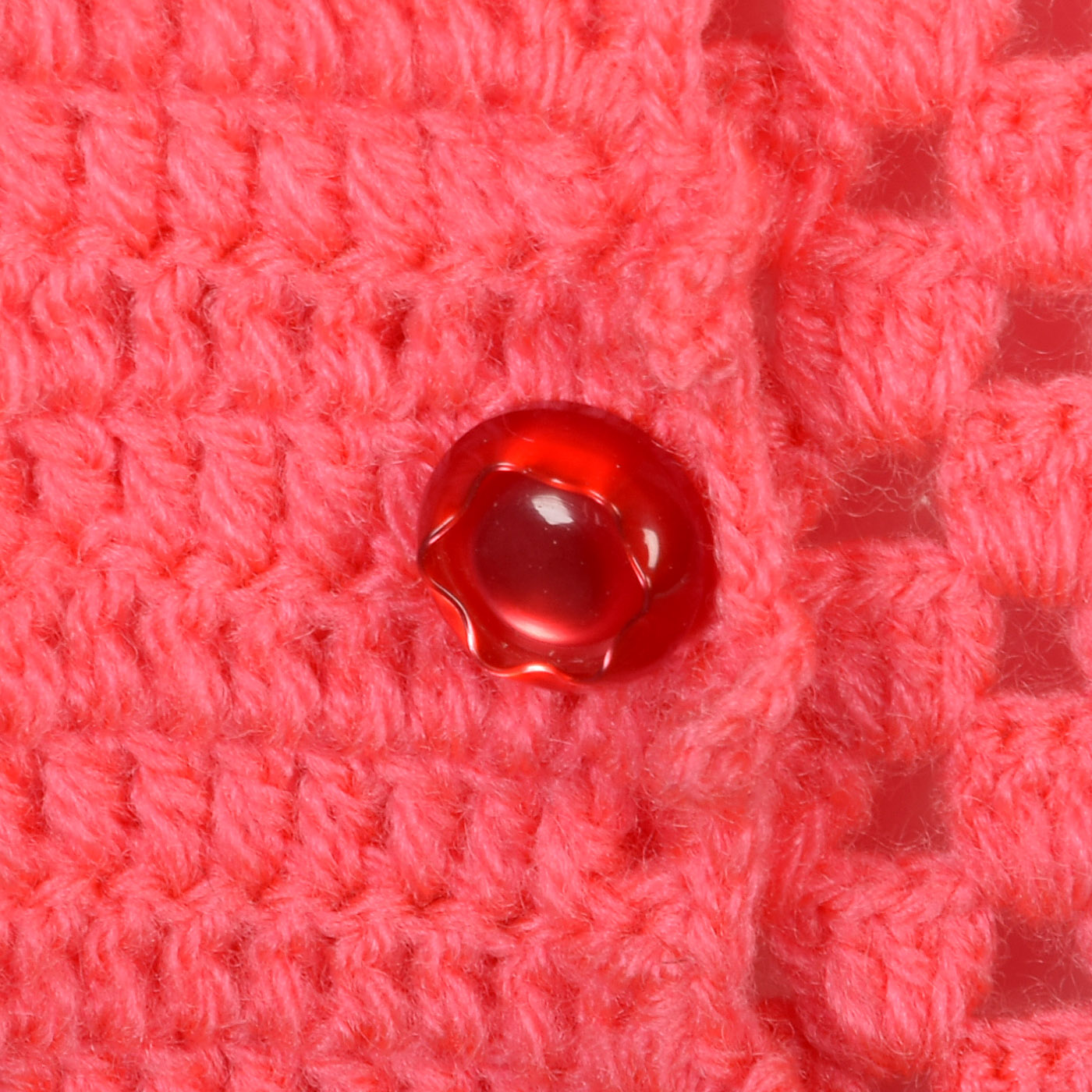 1950s Pink Crochet Dress