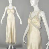 XS 1930s Bridal Nightgown Wedding Night Lingerie